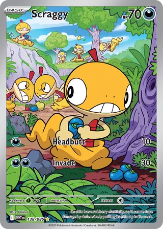 Scraggy (White Flare 138/086)